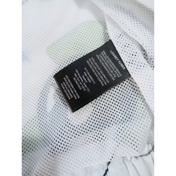 Looney Tunes Character Jacket sz 10/12 Youth Members Only Hooded Windbreaker - Picture 8 of 8